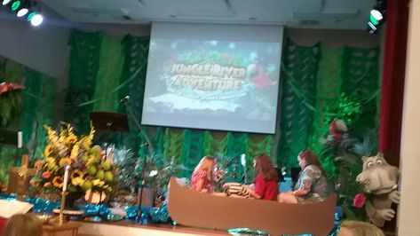 My design for 2018 vbs Jungle River Adventure Skits Jungle Boat Vbs, Jungle Vbs, Vbs Jungle, Jungle River, Vbs 2024, Vacation Bible School, Bible School, My Design, Summer Camp