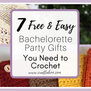 Craft-a-Boo – Crochet, Create, Inspire! Crochet Gifts For Bridesmaids, Crochet Bridal Party Gifts, Bridal Shower Crochet Gifts, Crochet Bachelorette Gifts, Crochet Bridesmaid Gifts, Crochet Bachelorette, Crochet Party Favors, Crochet Wedding Favours, Boo Crochet