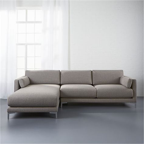 Teen Hangout Room, Low Profile Sofa, Modern Sectional Sofas, Silver Sofa, Small Apartment Sofa, Dnevna Soba, Modern Outdoor Sofas, Contemporary Couches, Hangout Room