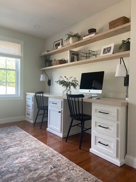 #diyhomeimprovement #interiordesign #aesthetic #modernhomedesign #homeoffice #designideas Home Office Diy, Office Craft Room Combo, Home Office For Men, Office For Men, Office Ideas For Women, Home Office Ideas For Women, Home Office Built Ins, Office Diy, Office Desk Home