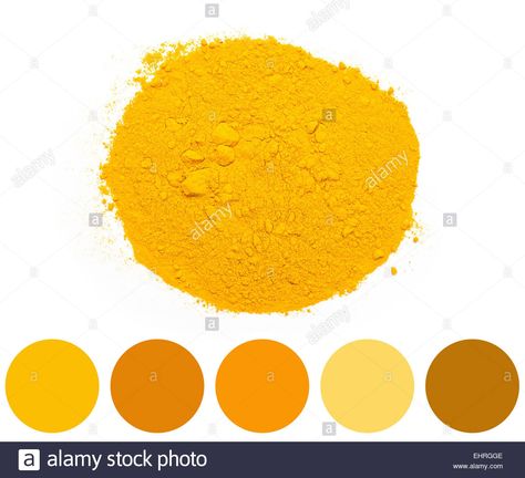 Color Palette Of Yellow Turmeric Powder Pile Stock Photo Turmeric Yellow Color Palette, Tumeric Colour Palette, Turmeric Color Palette, Magenta Bedroom, Photo Color Palette, Colouring Inspiration, Website Color Palette, Color Palette Yellow, Yellow Room