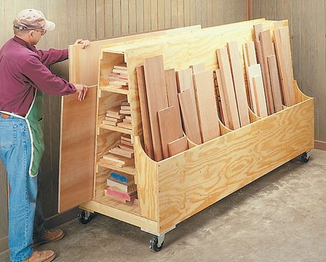 Wood Storage Carts, Small Lumber Storage Cart, Scrap Wood Storage Cart, Ply Wood Storage Rack, Lumber Storage Cart, Scrap Wood Storage, Wood Storage Cart, Lumber Cart, Lumber Storage