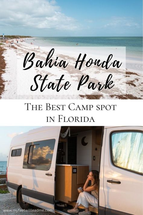 Best Camp Spot in Florida: Bahia Honda State Park • My Feet Will Lead Me Bahia Honda State Park, State Park Camping, Us Road Trip, Camping Area, Old Bridge, Slow Travel, Rv Parks, Nature Trail, Backpacking Travel