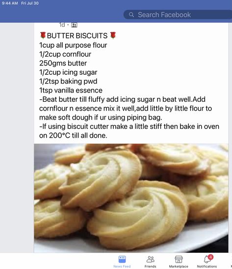 Butter Buiscits Recipes, Buiscits Recipes, Melting Cookies, Koekie Resepte, Popeyes Spicy Chicken Recipe, Angel Diy, Butter Cookie Recipe Easy, Baking Chart, Amazing Cookie Recipes