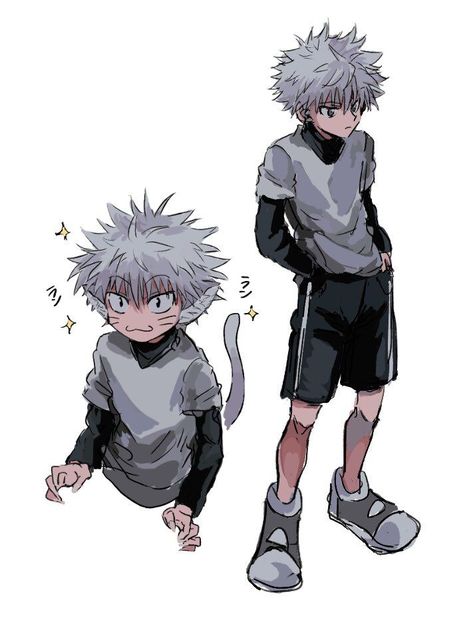 Heavens Arena, Killua X Reader, Anime Game Character, Draw Your Character, Poses Manga, Show Me Love, Strange Beasts, Killua Zoldyck, Hunter Anime