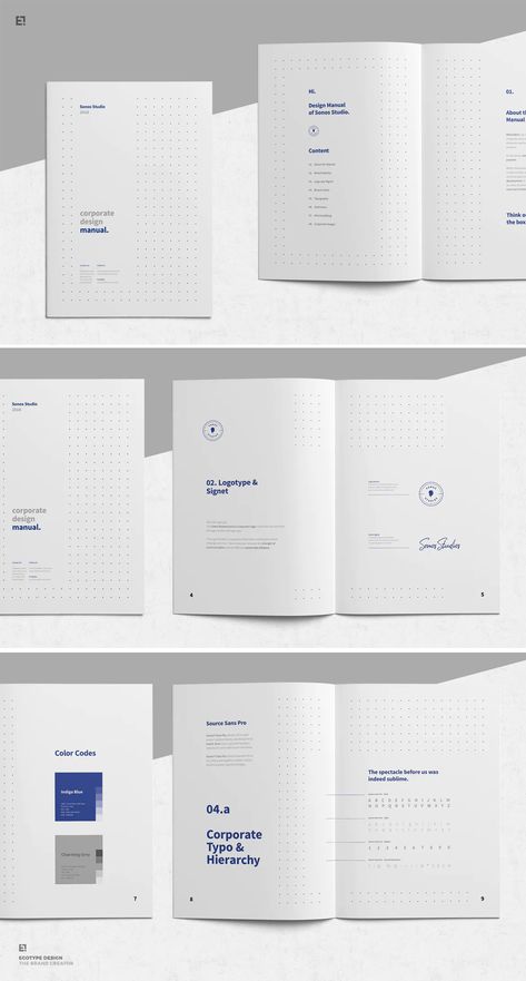 Minimal Brand Manual Template. 20 pages Minimal Catalog Design, Instruction Manual Design Layout, Brandbook Design, Manual Template, Guideline Template, Catalogue Design, Corporate Profile, Manual Design, Product Manual