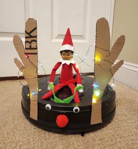 49 Funny Elf on the Shelf Ideas for Cheeky Elves | Finding Myself Young Add Wire To Elf On The Shelf, Giant Elf On The Shelf Ideas, Elf On The Shelf Vacuum, Elf On The Shelf I'm Back Ideas, Elf On Shelf Older Kids Hilarious, Country Elf On The Shelf Ideas, Elf On The Shelf Ideas Hilarious, Roblox Elf On The Shelf, Farewell Elf On The Shelf Ideas Kids