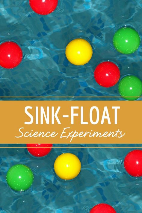 Sometimes the best way to find out if something will sink or float is just to try it—and that is exactly what you'll do in these experiments from Home Science Tools! Gather up some objects from around your house to test their sinking or floating abilities.   #homeschoolscience #homeschool #handsonlearning #homeschooling #scienceexperiment Sink Or Float Science Fair Project, Middle School Science Activities, Science Inquiry, Home Science, Water Experiments, Sink Or Float, Science Tools, Homeschool Tips, Homeschooling Ideas