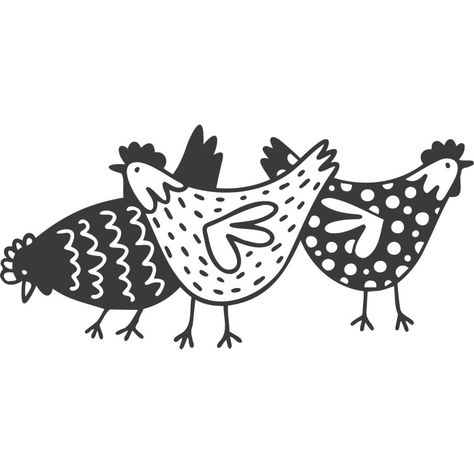 Chickens Layer Cut, Chicken Crafts, Flower Outline, Chicken Lady, Wedding Plates, Continuous Line Drawing, Cute Chickens, Chicken Art, Subtle Tattoos