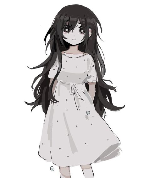 Long Black Hair, Long Black, Black Hair, On Twitter, Twitter, Hair, Anime, White, Black