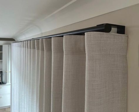 The Drapery London - Luxury Bespoke Curtains & Blinds Ripplefold Draperies, Space Architecture, Curtains Blinds, Curtains Bedroom, Curtains With Blinds, Soft Furnishings, Window Treatments, Blinds, Bespoke