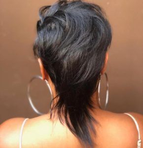 Love The Tail @sorayahstyles Black Haircut Styles, Bold Haircuts, Tail Hairstyle, Hair Colorful, Bold Women, Short Sassy Hair, Mohawk Hairstyles, Haircut Styles, Hipster Style