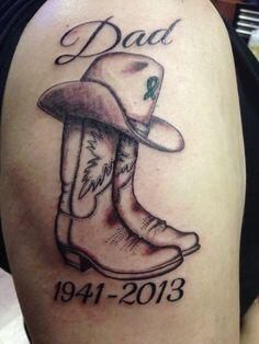 Country Tattoo Ideas, Fisherman Tattoo, Bob Tattoo, Country Tattoo, Grandpa Tattoo, Baby Memorial Tattoos, Texas Tattoo, Cowboy Tattoo, One Word Tattoo