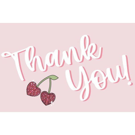 Thank your small business customers by sending these adorable Thank You cards this spring!
Leave a lasting impact by adding small touches to your order.
It's the little things in life. Disco Cherry, Cherry Design, Neon Box, Holiday Stickers, Shipping Supplies, Blank White, Post Card, Custom Packaging, Pack Of Cards