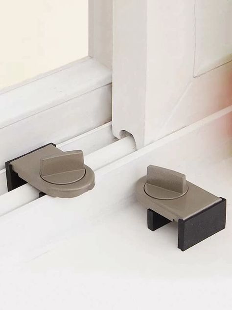 1pc Window Anti-theft Limit Lock | SHEIN USA Sliding Window Lock, Horizontal Sliding Windows, Window Safety, Window Security, Window Locks, Cabinet Locks, Security Locks, Sliding Windows, Window Hardware