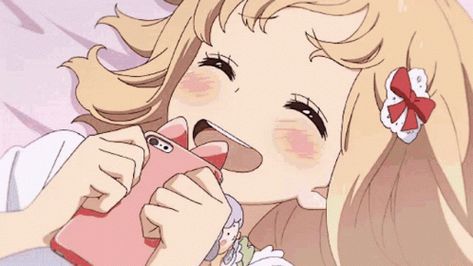 Happy Anime GIF - Happy Anime Blacrswan - Discover & Share GIFs Kawaii Girl, Me When, Animated Gif, Gif, Reading, Anime, Kawaii