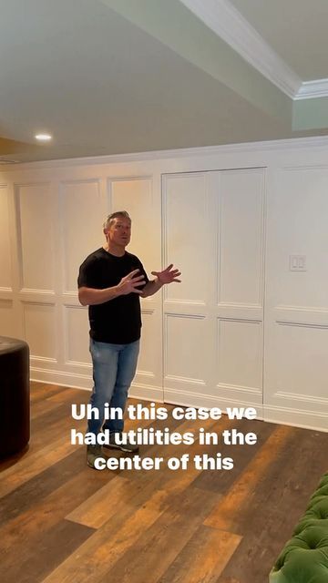 Basement Secret Doors, Basement Storage Doors, Sliding Doors Internal Hidden, How To Hide Basement Utilities, How To Hide Utilities In Basement, Hidden Safe In Closet Built Ins, Hiding Utilities In Basement, Hidden Wall Closet, Hiding Basement Utilities