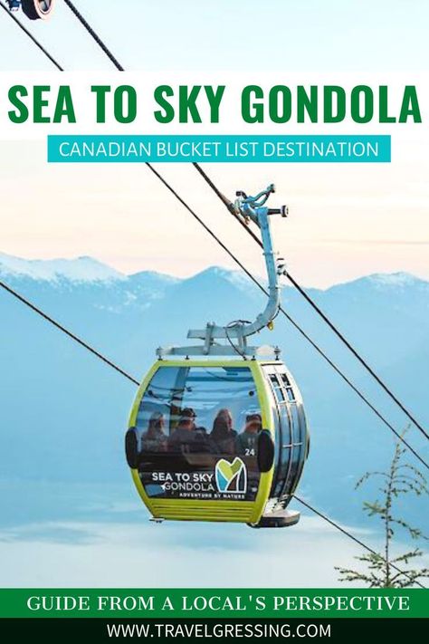 What To Do In Vancouver, Vancouver Things To Do, Sea To Sky Gondola, Travel Vancouver, Vancouver Vacation, Sea To Sky Highway, Vancouver Travel, Canada Travel Guide, Canadian Travel