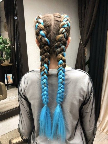 Dutch Braids Short Hair, Hair Stail, Running Hairstyles, Festival Braids, Kanekalon Braiding Hair, Color Extensions, Dutch Braid Hairstyles, Face Makeup Brush, Hair Stylies