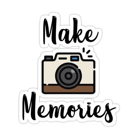 Decorate laptops, Hydro Flasks, cars and more with removable kiss-cut, vinyl decal stickers. Glossy, matte, and transparent options in various sizes. Super durable and water-resistant. Photography its all about memories and moments Cut Stickers Printable, Good Memories Aesthetic, Memories Printable Stickers, Cute Text Stickers, Family Stickers Scrapbook, Farewell Highlight Cover Instagram, My Scrapbook Cover, Family Stickers Printable, Stickers For Laptop Printable