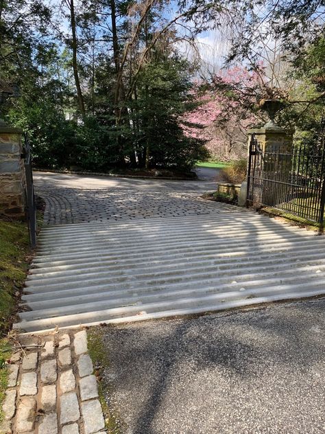 Concrete Deer & Cattle Guards | Precast Systems Cattle Guard Entrance, Cattle Guard, Herb Spiral, Deer Crossing, Cinder Block, Private Property, Built To Last, House Landscape, Reinforced Concrete