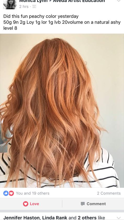 #avedaibw Wells Copper Formulas, Shades Eq Toner Formulas Strawberry Blonde, Strawberry Blonde Aveda Formula, Aveda Strawberry Blonde Formula, Aveda Color Formulas, Goldwell Strawberry Blonde Formula, Aveda Color Formulas Red, Aveda Copper Formula, Aveda Red Formula