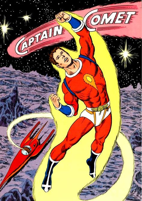 Captain Comet by Murphy Anderson Adam Strange, Suspended Animation, Dc Comics Heroes, Flash Gordon, Sci Fi Comics, Silver Age, Time And Space, New Earth, Comic Collection