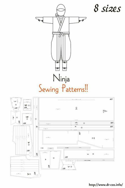 How To Sew Pants, Sew Pants, Ninja Pants, Sewing Patterns Free Women, Japanese Traditional Clothing, Circular Knitting Machine, Sewing Pants, Pants Sewing, Sewing Alterations