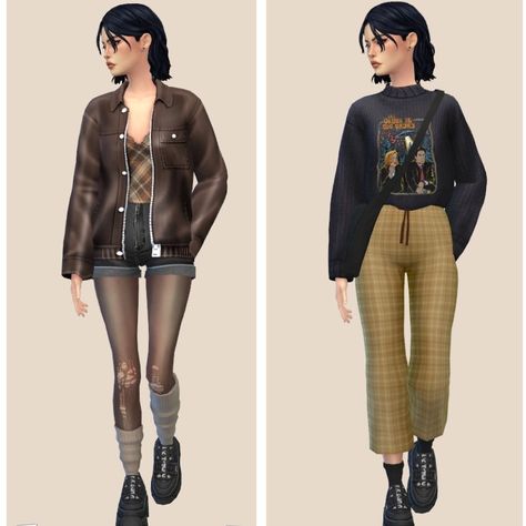 Sims 4 Cc Acedamia, Sims 4 Cc Dark Academia Clothes, 90s Sims 4 Cc, Sims 4 Dark Academia Cc, Sims 4 90s Cc, Sims4 Lookbook, Sims Room, Sims Rooms, Sims Lookbook