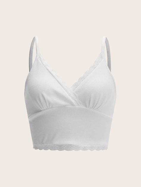 Cute White Tops, White Lace Crop Top, White Crop Tank, White Crop Top Tank, Crop Cami Top, Lace Cami Top, Plus Size Tank Tops, Cropped Cami, Cami Crop Top