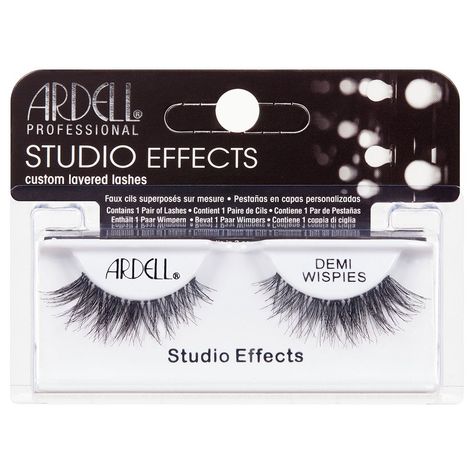 Ardell Studio Effects Demi Wispies Lip Tricks, Wispies Lashes, Ardell Demi Wispies, Lash Tricks, Applying False Lashes, Gene False, Applying False Eyelashes, Black Skin Care, Applying Eye Makeup