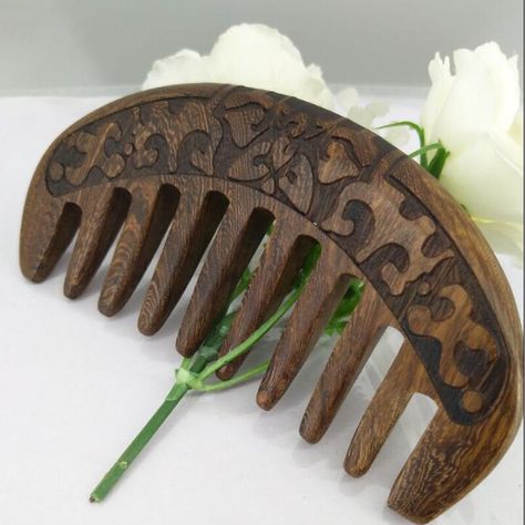 1PCS Black Sandalwood Comb Super Wide Tooth Straight And curly Hair Massage Wooden Comb Pocket Beard comb Wood Beard Comb, Straight And Curly Hair, Wood Comb, Straight Teeth, Beard Comb, Hair Massage, Beard Combs, Wooden Comb, Wide Tooth Comb