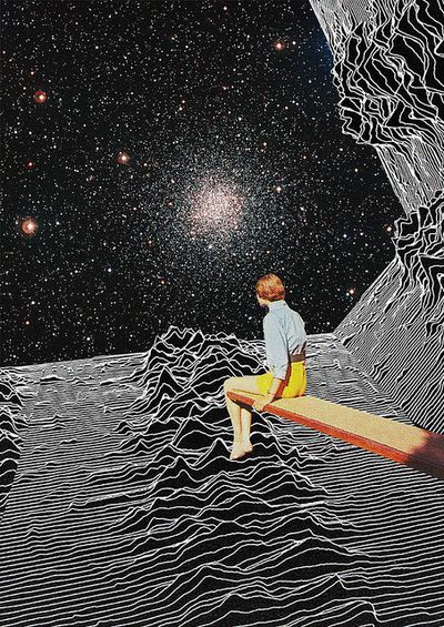 Unknown ~~ Desconhecido ~~ espaço ~~ galáxias ~~ art ~~ colagem ~~ surrealismo Art Spatial, Art Du Collage, Unknown Pleasures, Psy Art, Plakat Design, Joy Division, Art Et Illustration, Art And Illustration, Surreal Art