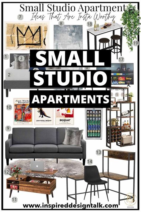 small studio apartment Men Apartment Ideas, Apartment Ideas Cozy, Bachelor Pad House, Bachelor Pad Apartment, Men Studio Apartment Ideas, Mens Apartment Decor, Bachelor Pad Living Room, Tiny Apartment Decorating, Bachelor Decor