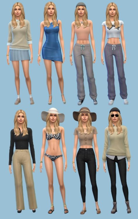 Sims 4 base game outfit, outfit inspo, outfit inspiration, ts4 Sims 4 Base Game Outfits Ideas, Game Outfit Ideas, Sims 4 Base Game, Sims 4 Stories, The Sims Freeplay, Sims 4 Cheats, Sims 4 Challenges, Sims 4 Family, Play Sims 4