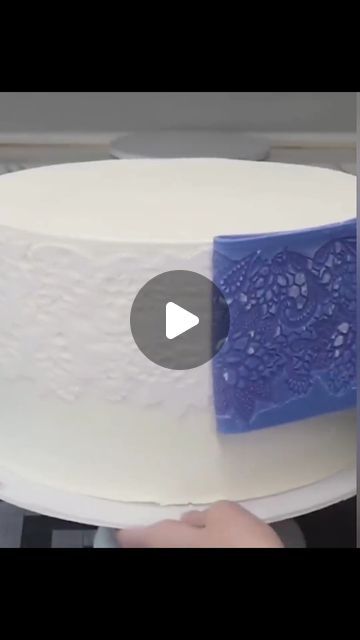 Online cake decorating store on Instagram: "DID YOU KNOW???? You can use our lace moulds on a buttercream cake.... YES BUTTERCREAM LACE!!!!  ORDER LACE MAT HERE: https://www.crystalcandy.co.za/product-category/silicone-moulds-3-lace-moulds/deluxe-lace-mats/  Lace Buttercream:  1 cup high ratio or beef based shortening 4 cups sifted powdered sugar 1 tsp clear vanilla 1 to 4 Tbs milk  Cream shortening. Sift the powdered sugar into the shortening. Add vanilla and mix until incorporated. Add enough milk so that it is the consistency of peanut butter.  Youtube tutorial: https://youtu.be/viBTcUTqajw?si=2-E9jqrUBKNAh196  CREDIT: @sophisticakesbymary   #ediblelace" Edible Lace, Milk Cream, Silicone Moulds, Cake Frosting, Buttercream Cake, Youtube Tutorials, Cream Lace, Cream Cake, Cake Mold