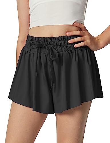 Ewedoos 2 in 1 Flowy Shorts Girls Butterfly Athletic Shorts Size 10-12 Cute Preppy Trendy Shorts Skirt for Teen Girls Girl Shorts, Shorts Skirt, Ballet Class, Flowy Shorts, Trendy Shorts, Active Shorts, Dance Class, Girls Wear, Teen Girls