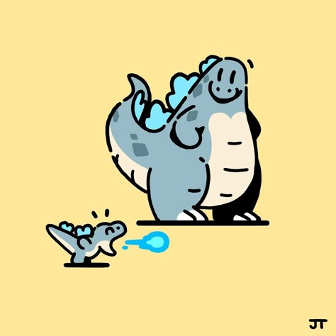 James Turner’s Instagram post: “Kaiju Parenting #godzilla #godzillavskong” Cute Wallpapers For Ipad, Kaiju Art, Super Mario Art, Cute Wallpapers Quotes, Mario Art, Cute Wallpaper For Phone, Dessin Adorable, Cute Doodles, Wallpaper Iphone Cute