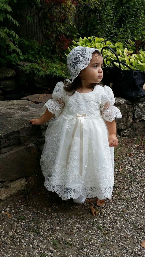 Toddler Baptism Outfit Girl, Bautizo Photoshoot, Baby Blessing Dress, Baby Christening Dress, Baby Christening Gowns, Baby Baptism Dress, Baptism Dress Baby Girl, 1st Birthday Girl Decorations