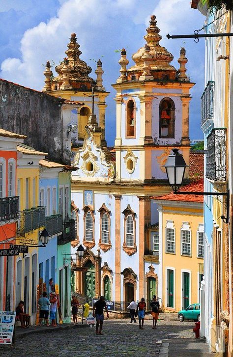 Salvador Brazil, Bahia Brazil, Colorful Houses, San Paolo, Brazil Travel, San Salvador, 2016 Summer, Travel South, South America Travel