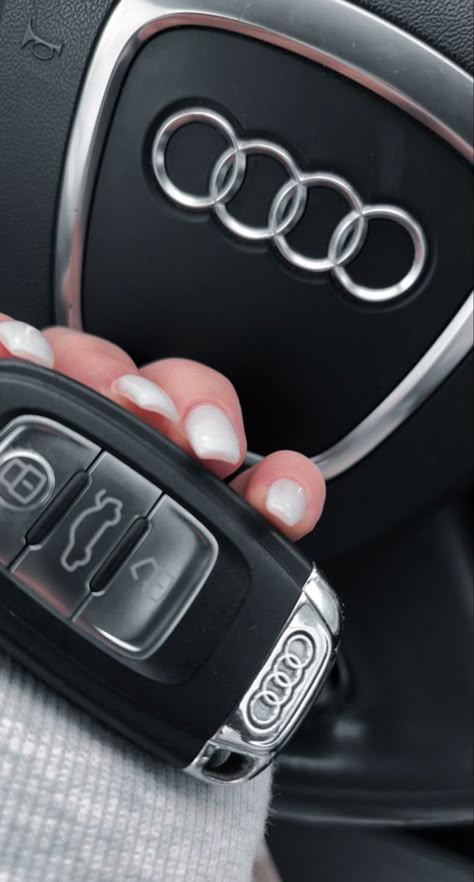 Audi Car Key Aesthetic, Audi Car Keys Aesthetic, Vision Board Car Keys, Audi Keys Aesthetic, Audi Car Keys, Audi Keys, Car Keys Aesthetic, Audi Sedan, New Car Key