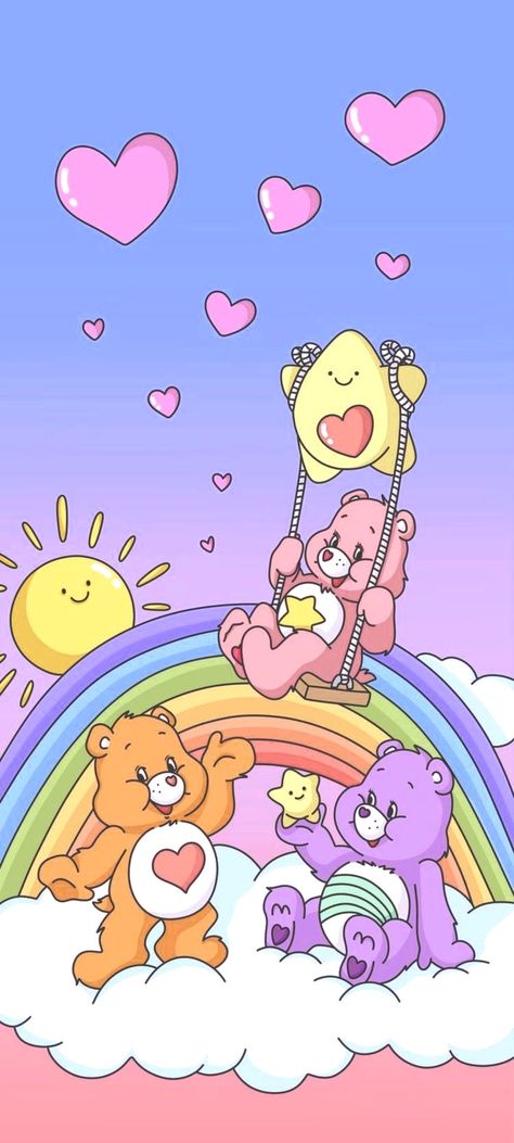 Cartoon Logic, Care Bears, Teddy Bears, Logic, Fails, Bears, Rainbow, Sun, Pandas