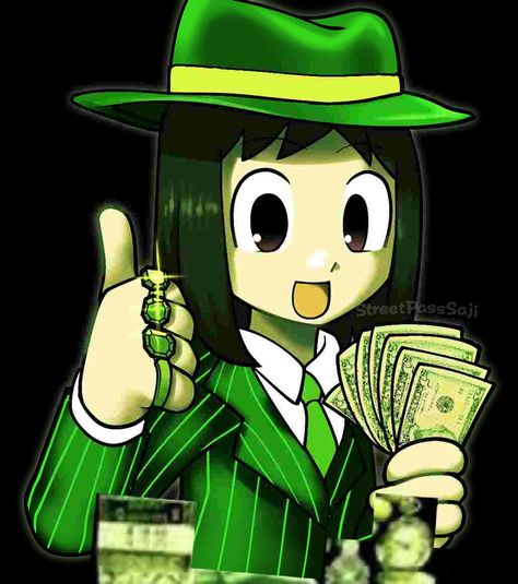 Osaka Pfp, Azumanga Daioh, Know Your Meme, Osaka, Money, Green