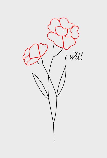 Tattoo Ideas Broadway, Hadestown Tattoo Ideas, Carnation Drawing Simple, Carnation Tattoo Outline, Carnation Outline, Carnations Drawing, Carnation Tattoo Design, Hadestown Tattoo, Hadestown Flower