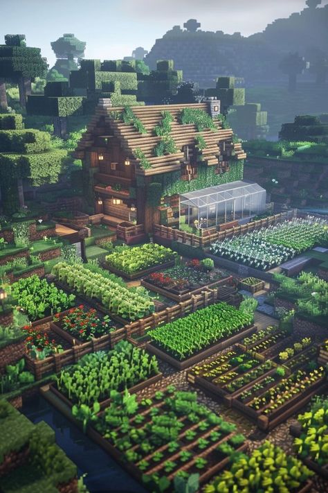 explosive block minecraft nyt Minecraft Farm Ideas Crops, Minecraft Farm Ideas, Minecraft Greenhouse, Minecraft Garden, Minecraft Houses Survival, Minecraft Interior Design, Minecraft House Plans, Minecraft Farm, Minecraft Cottage