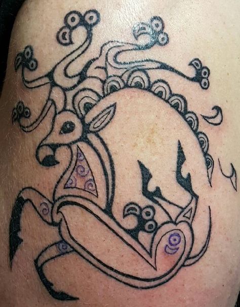 As seen on The Siberian Ice Princess. On my right shoulder. Tad bits of purple make her perfect for me. Scythian Tattoo, Mummy Tattoo, Nordic Patterns, Mixed Media Textile Art, Ancient Tattoo, Mixed Media Textiles, Ice Princess, Perfect For Me, Tat Ideas