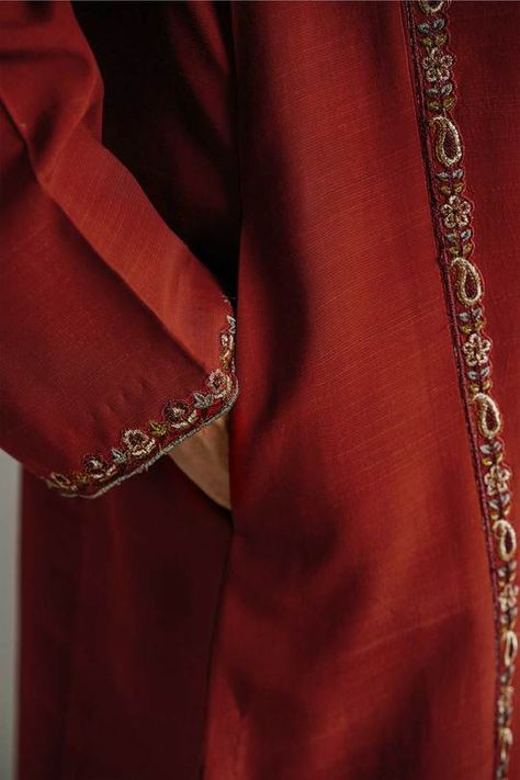 Zara Shahjahan, Embroidery Fashion Detail, Velvet Dress Designs, Women Suits, Pakistani Lawn Suits, Kurti Embroidery Design, Pakistani Fashion Party Wear, Dress Design Patterns, Kurti Neck Designs