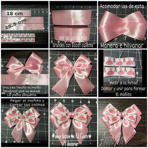 Simpul Pita, Girls Hair Bows Diy, Projek Menjahit, Homemade Bows, Buat Pita, Hair Bow Tutorial, Bows Diy Ribbon, Diy Bows, Bow Tutorial