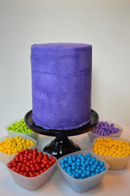 Inside Out Cake Ideas, Inside Out Cake, Surprise Inside Cake, Inside Out Movie, Movie Cake, Movie Cakes, Colorful Cakes, Cake Tutorial, Homemade Cakes