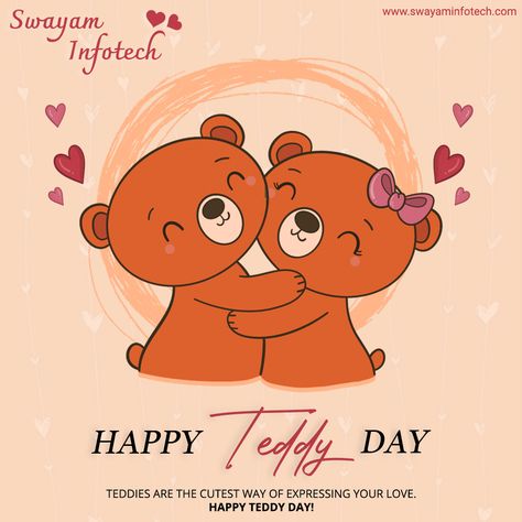 Teddy day is celebrated as the fourth day of Valentine's week. This day is meant to give teddy bears to the people you love, cherish them, and make them feel special. May the positivity of teddy bears fills you with happiness. . . #happyteddyday #teddybears #teddybearpuppy #teddybearlove #valentineweek #teddyday #teddy #teddybear #love #celebration #valentinecelebration #mobileappdevelopment #webdevelopment #swayam #swayaminfotech Happy Teddy Day Valentines, Happy Teddy Day, Magic Pillow, Teddy Bear Puppies, Love Celebration, Duke Bike, Teddy Day, Propose Day, Valentine Wishes